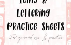Icing Practice Sheets Pdf Downloads