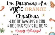 Im Dreaming Of An Orange Christmas