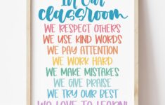 In Our Classroom Free Printable