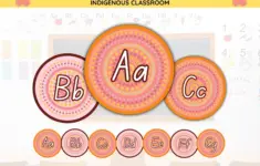 Indigenous Alphabet Wall Cards