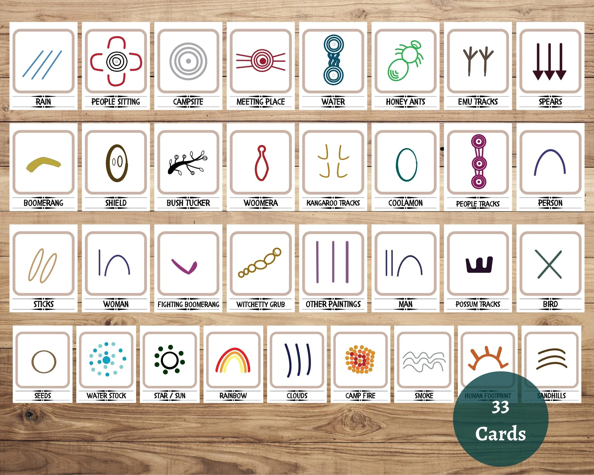 aboriginal alphabet flash cards free printable