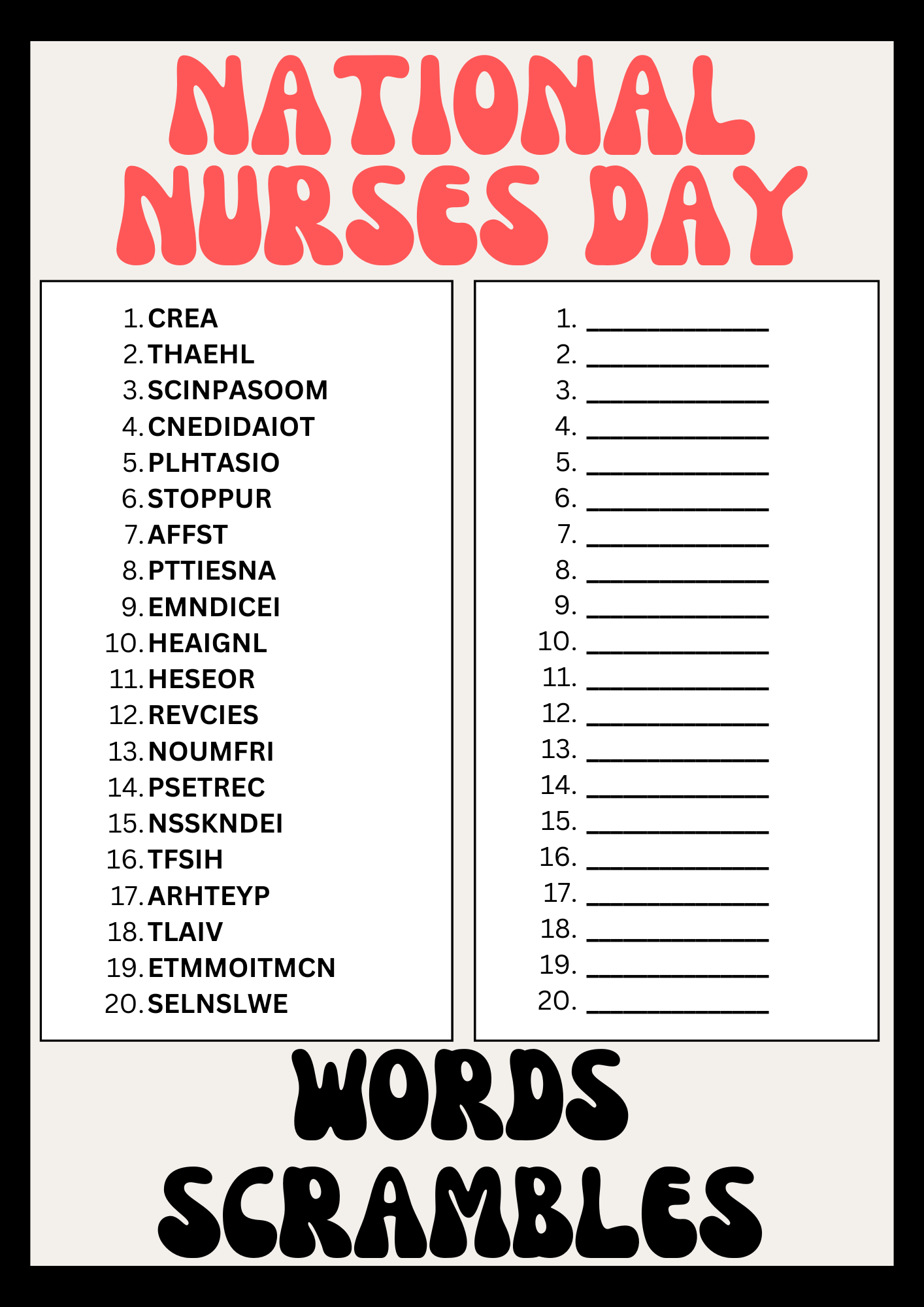 International Workers Day Word Scrambles Puzzle Worksheet Printables Activity 3 International Workers Day Word Scrambles Puzzle Worksheet Printables Activity 3