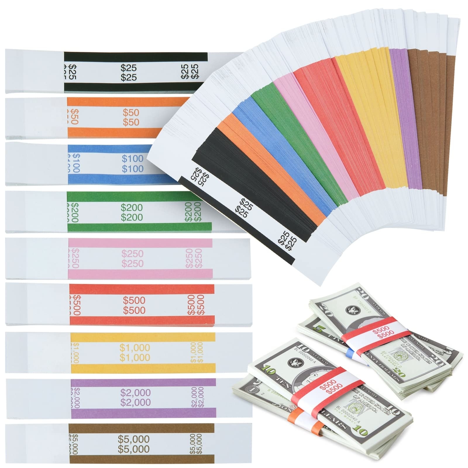 free printable money bands