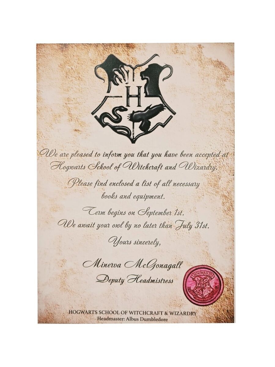 harry potter hogwarts acceptance letter printable free harry potter hogwarts acceptance letter printable free