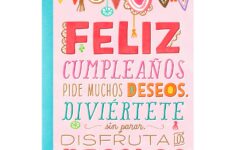 Its Your Day Spanish Language Birthday Card 299BIH1628