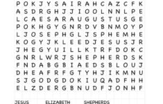 Jesus Birth Word Search