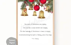 Jesus Christmas Printable Poem Christian