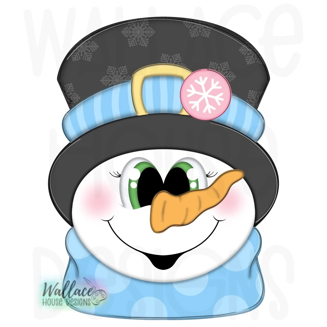Jolly Winter Snowman Face Printable Template Jolly Winter Snowman Face Printable Template