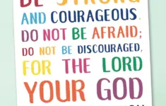 Joshua 1 9 Kids Printable