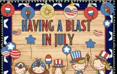 July Bulletin Board Kit 4th Of July