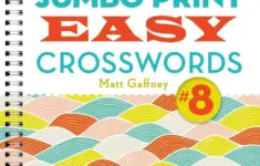Jumbo Print Easy Crosswords 8
