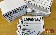 Karaoke Song Request Slips Printable
