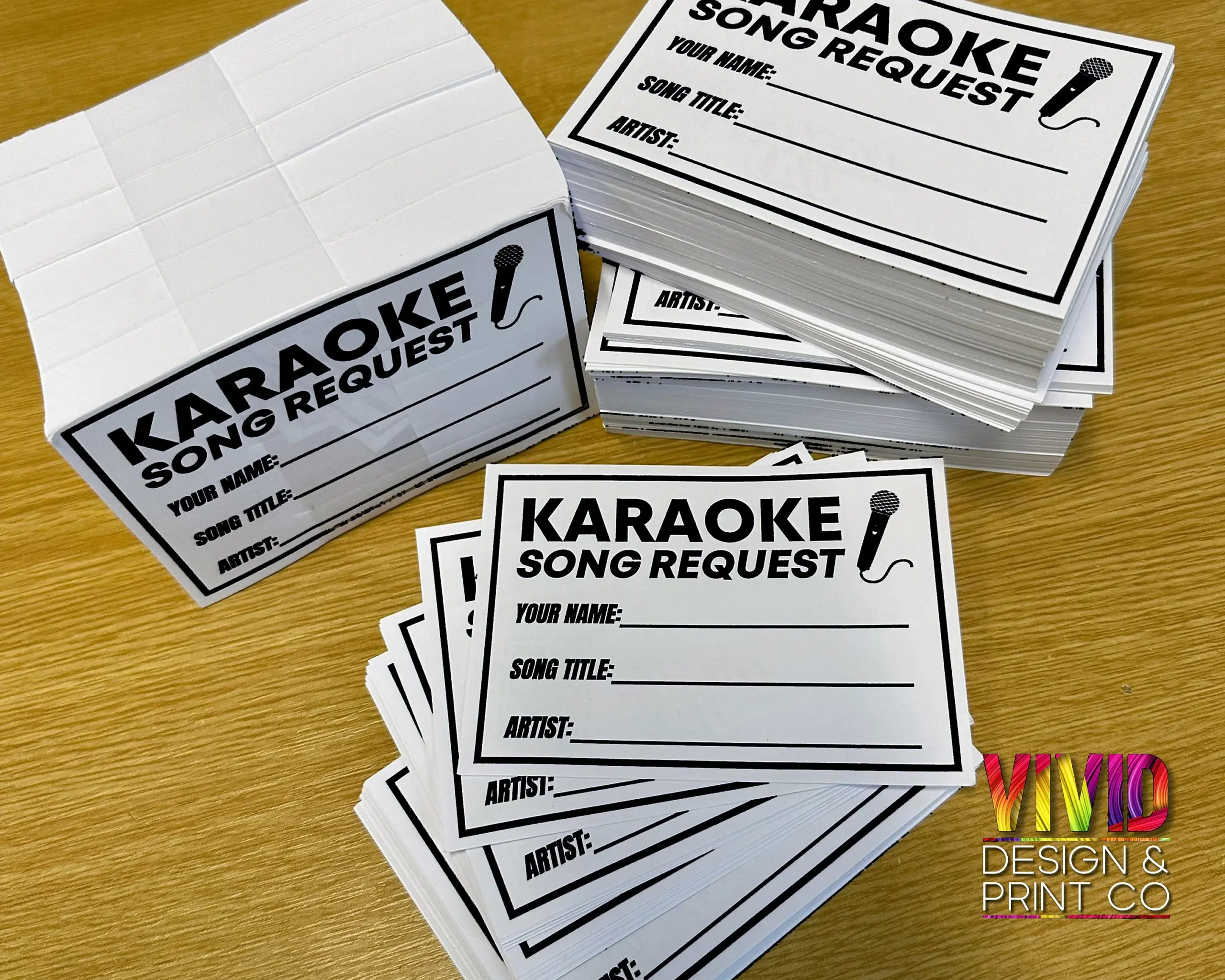 Karaoke Song Request Slips Printable