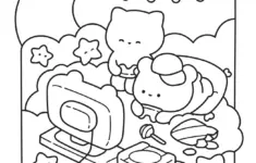 Kawaii Coloring Pages