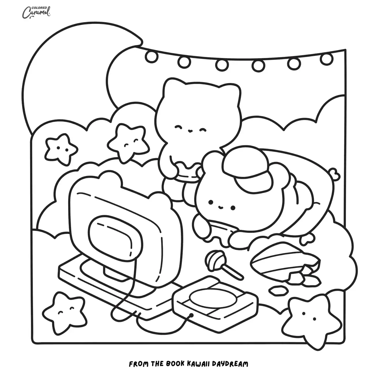 Kawaii Coloring Pages Kawaii Coloring Pages
