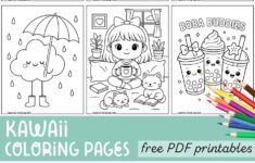 Kawaii Coloring Pages