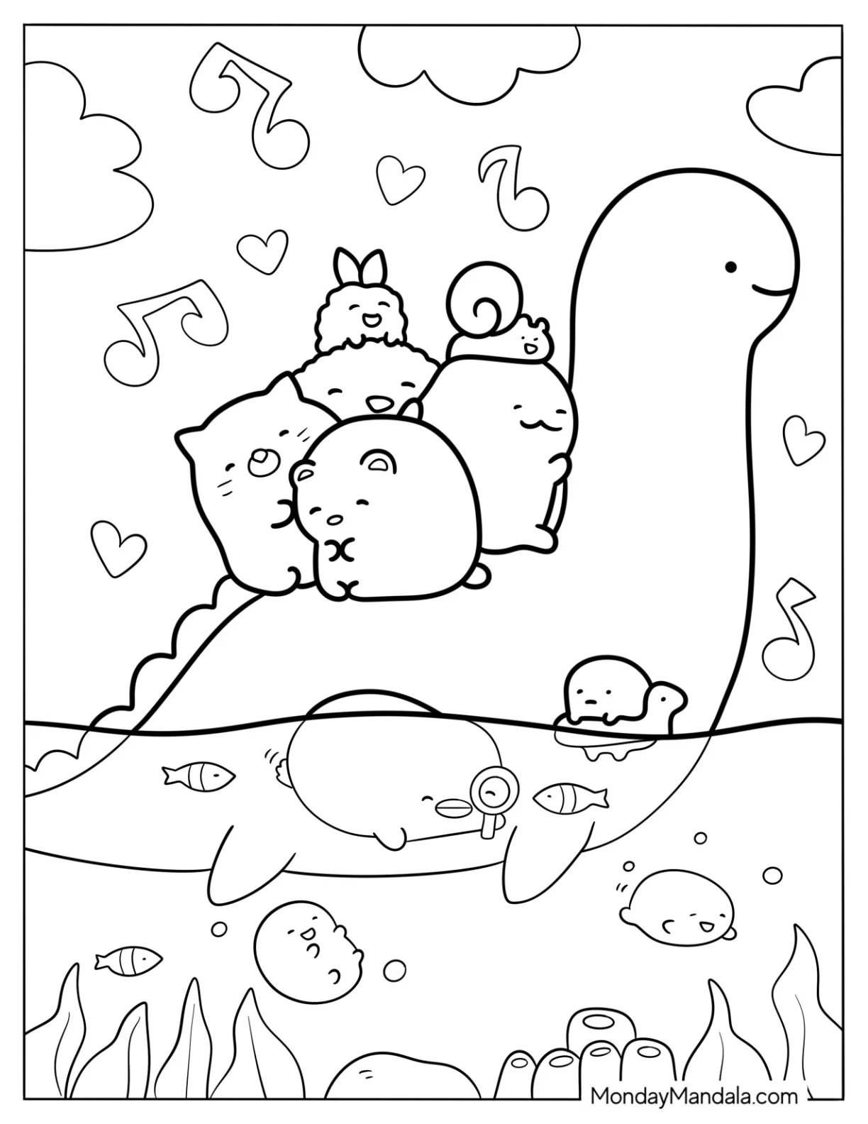 Kawaii Coloring Pages