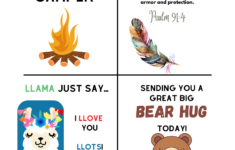 Kids At Camp Free Printable Cards