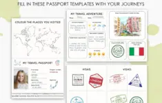 Kids Pretend Play Passport Bundle