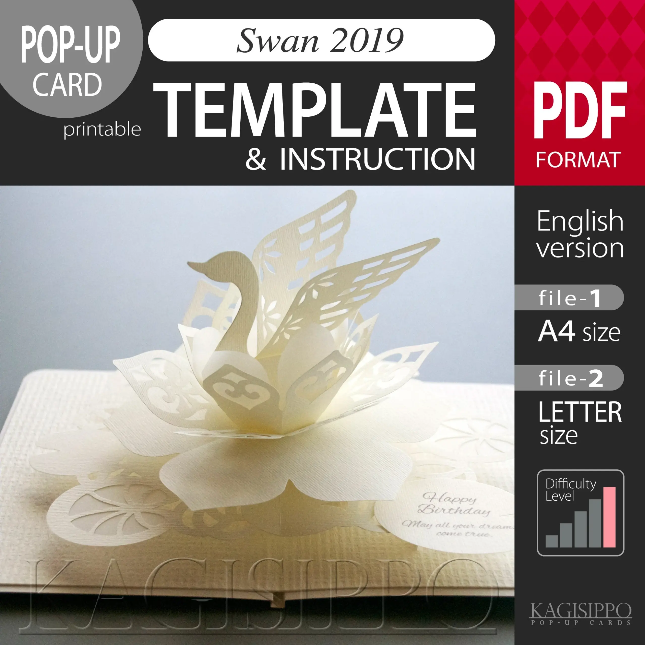 free kirigami card templates free kirigami card templates