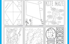 Kite Coloring Pages