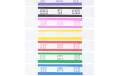 L Liked Money Band Bundles Self Sealing Currency Straps For Bill Wrappers 9 Colors 720 Assorted