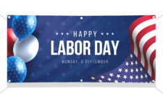 Labor Day Signs And Banners