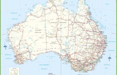 Large Detailed Road Map Of Australia
