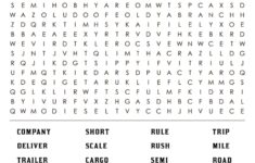 Large Print Word Search