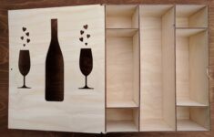 Laser Cut Champagne Box Template Cdr File