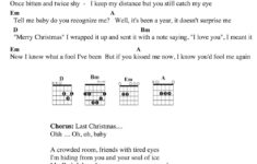 Last Christmas Guitar Sheet Music Chords Tabs