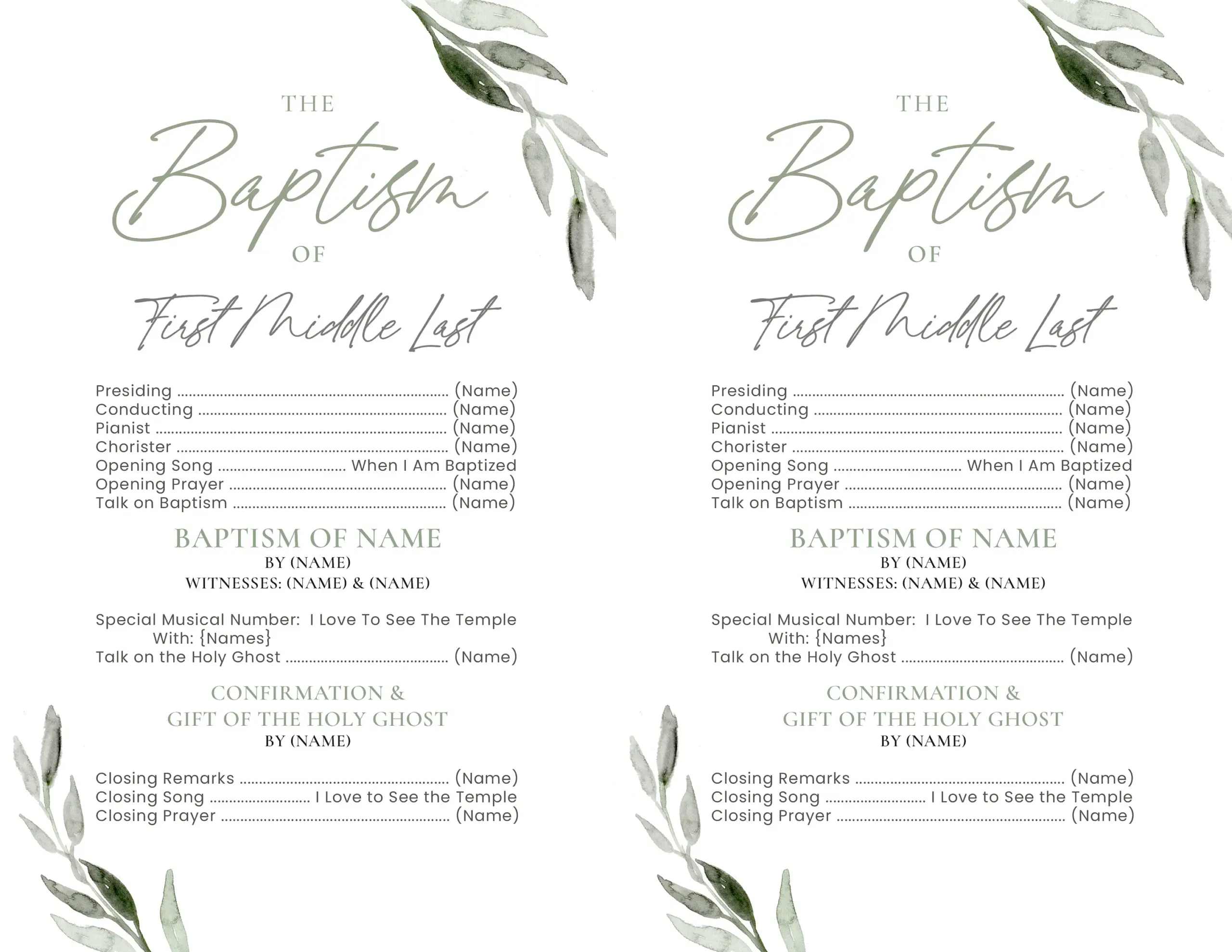 lds program templates free
