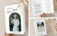 Lds Baptism Program Printable Neutral
