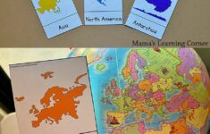 Learn Continents Free Printable