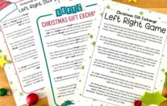 Left Right Christmas Game