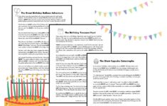 Left Right Story Birthday Party Game Pack