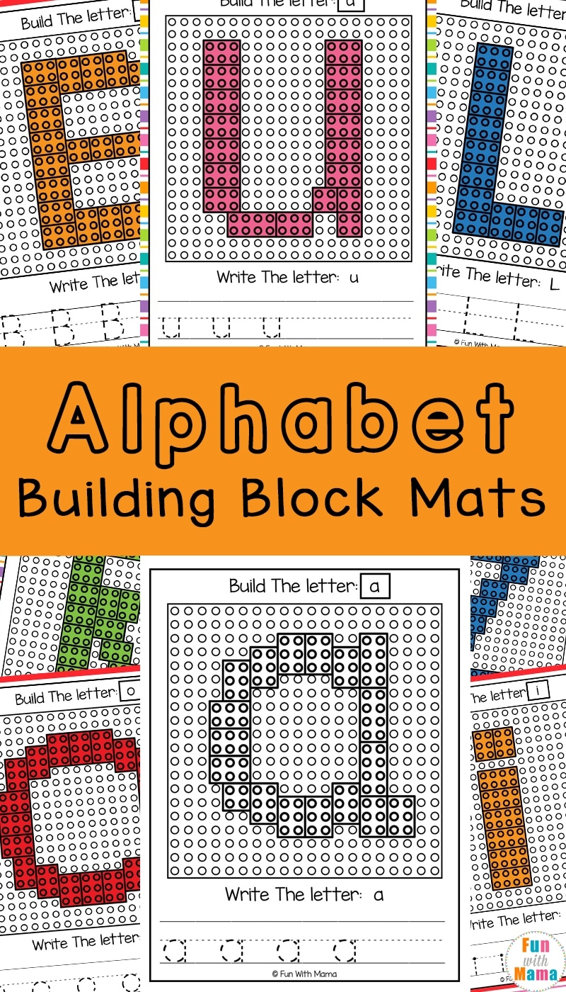 free lego letter printables