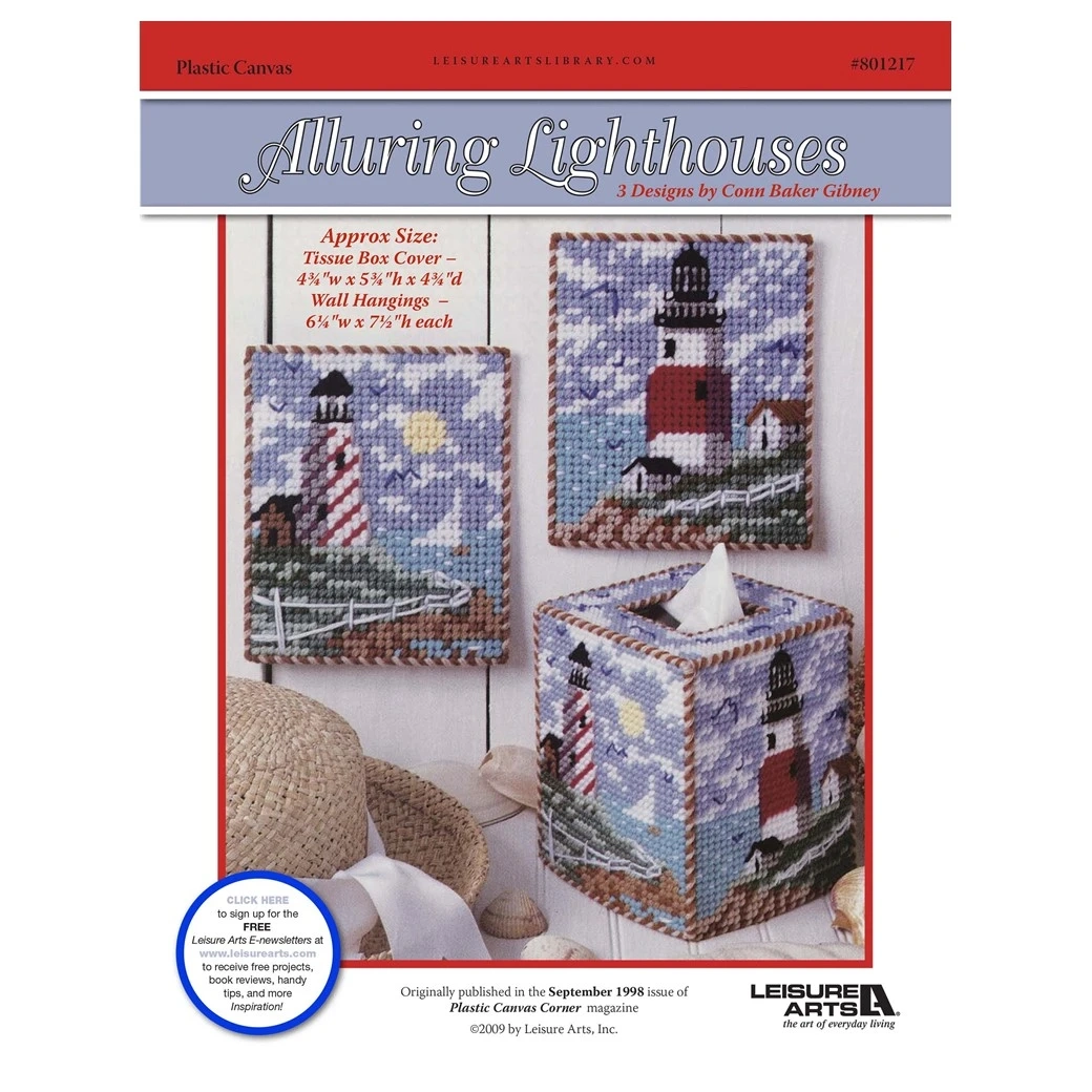 Leisure Arts Alluring Lighthouses Set Plastic Canvas Epattern Leisure Arts Alluring Lighthouses Set Plastic Canvas Epattern