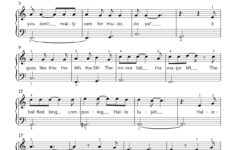 Leonard Cohen Hallelujah Beginner Piano Arrangement