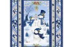 Let It Snow Man Project Quilt Pattern Free Digital Download