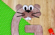 Letter G Groundhog Craft