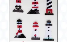 Lighthouse Magnets Plastic Canvas