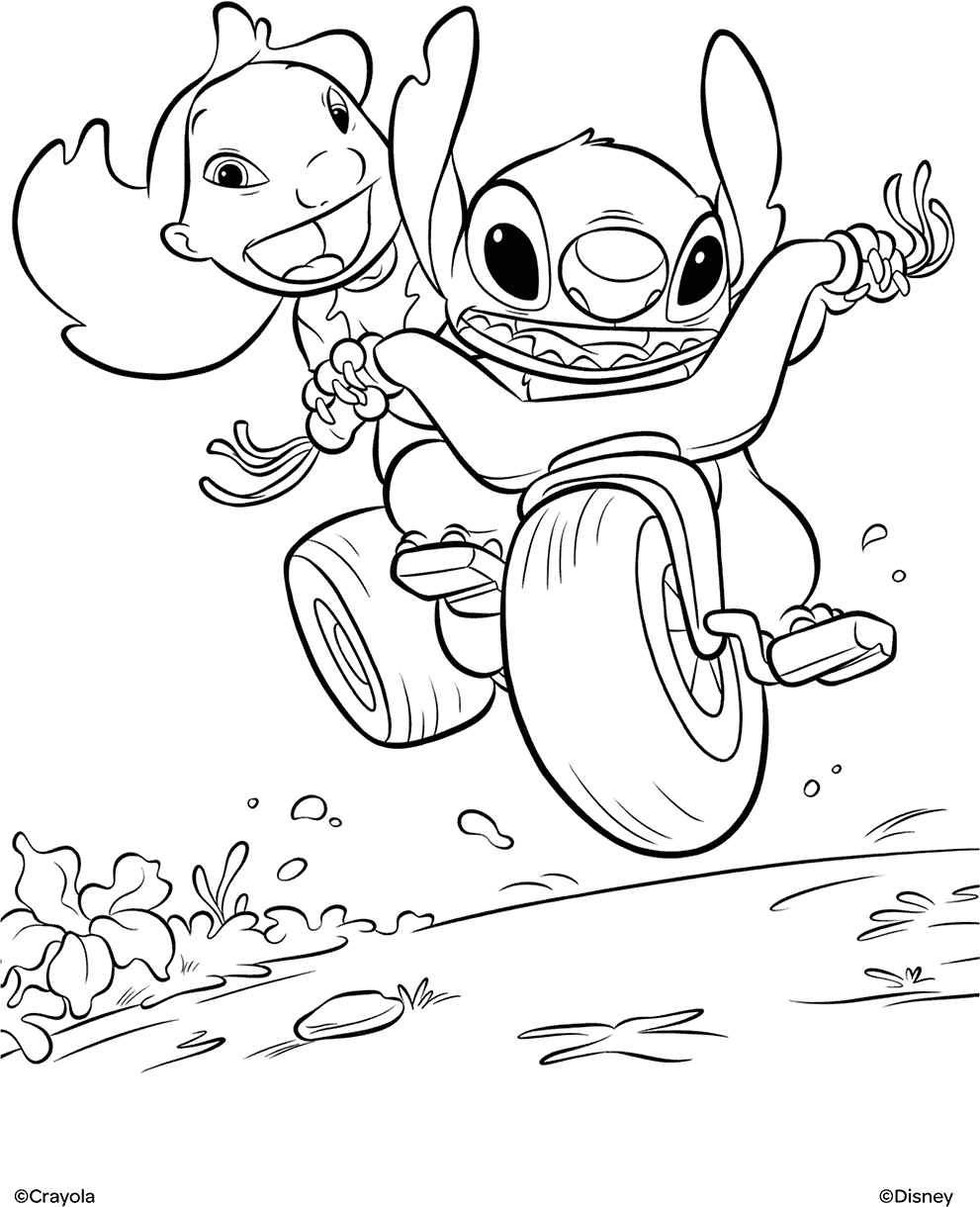 Lilo And Stitch Coloring Page
