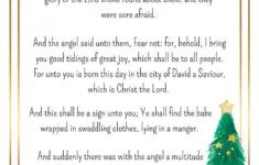 Linus Christmas Speech From Charlie Brown Printable Pdf