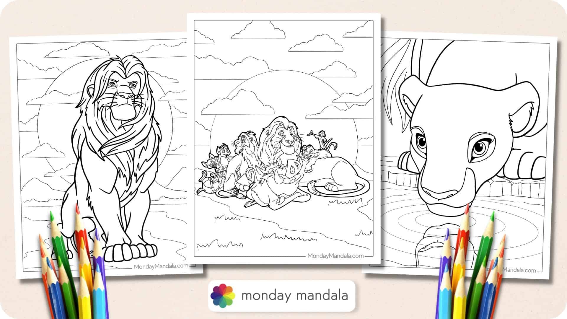 free printable lion king images free printable lion king images
