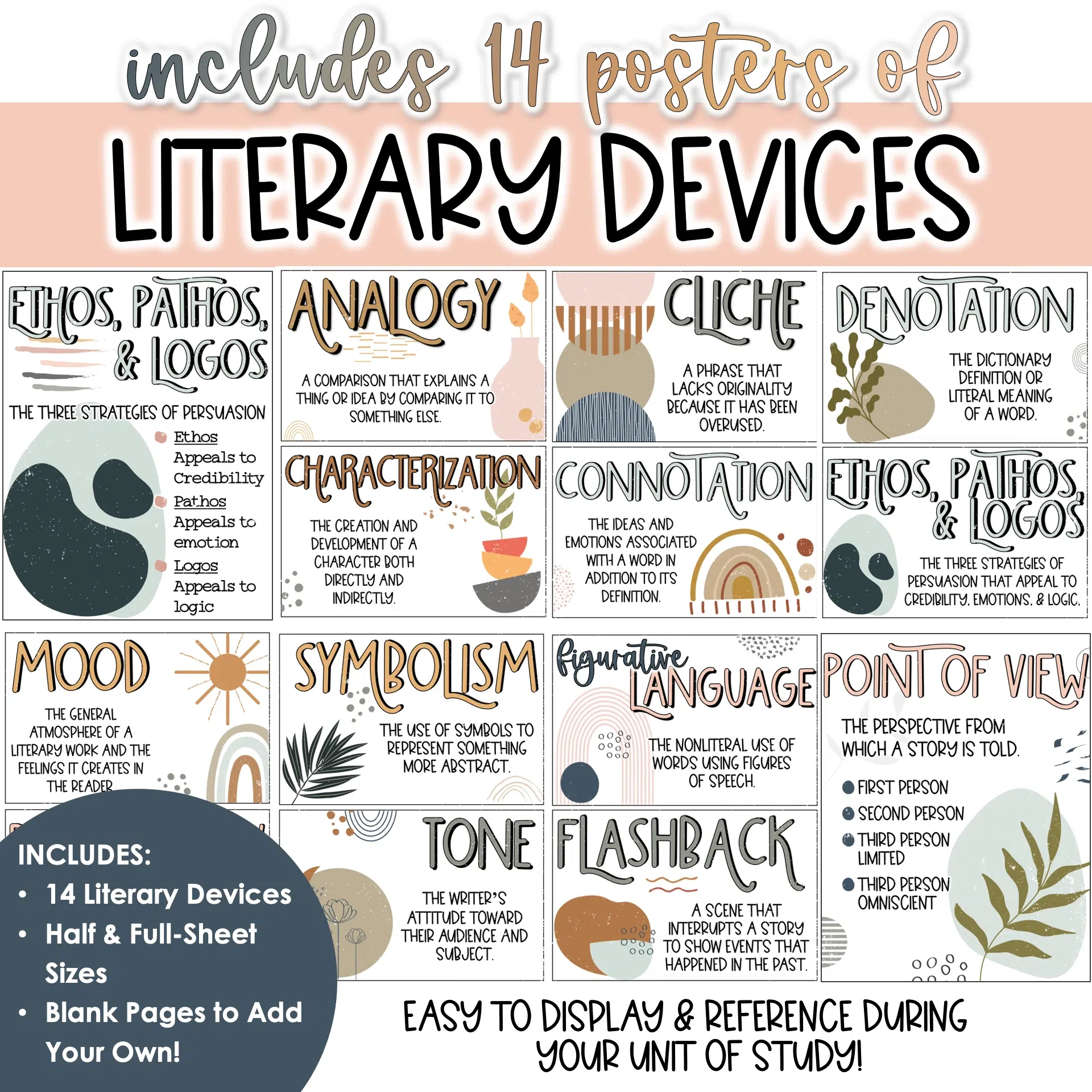 Literary Device Posters