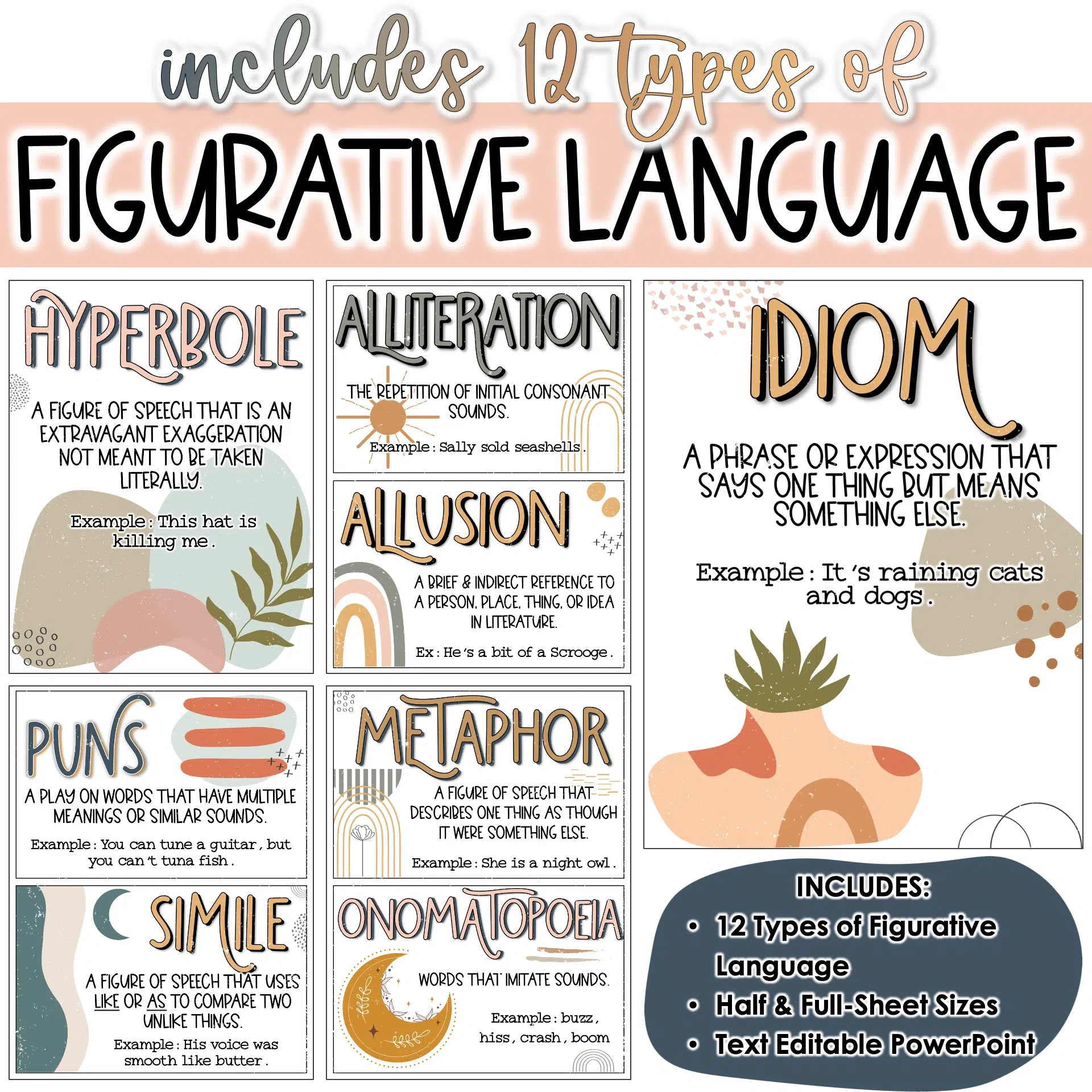Literary Device Posters