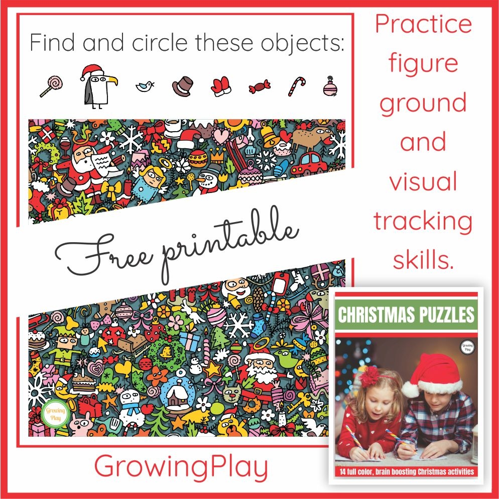 Look And Find Christmas Free Printable Look And Find Christmas Free Printable