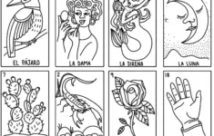 Loteria Coloring Page Pdf Digital