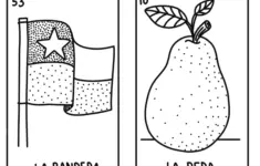Loteria Coloring Page Pdf Digital